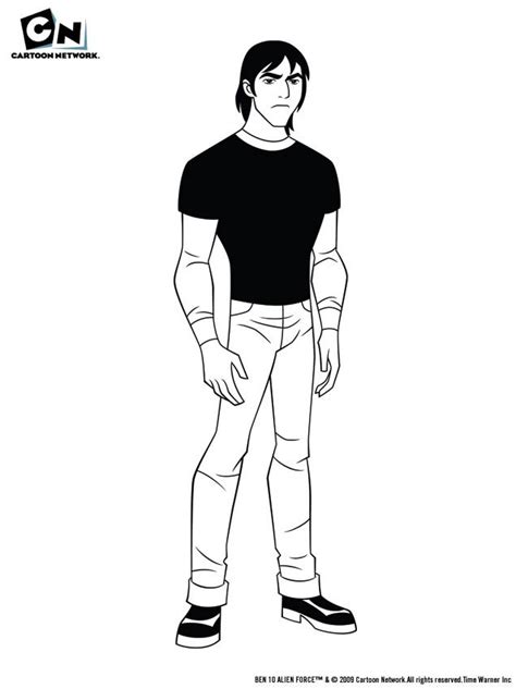 Ben 10 Kevin 11 Coloring Pages Coloring Pages