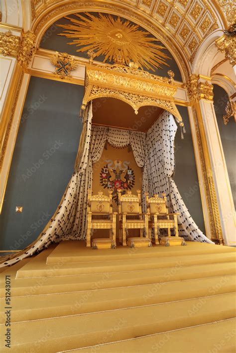 Throne. Grand Kremlin Palace interior Stock Photo | Adobe Stock