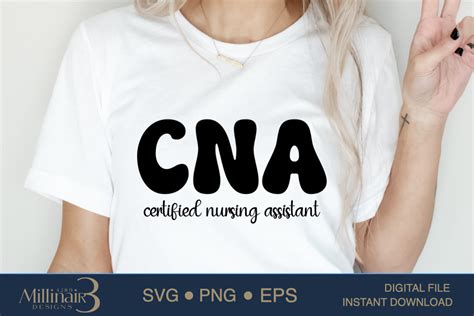 Cna Certified Nursing Assistant Svg Png Graphic By Millionair3 Designs