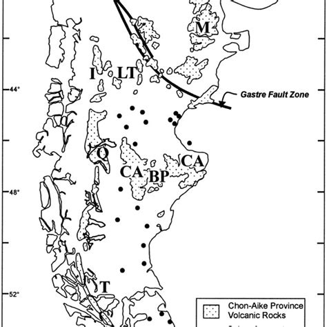 Reconstruction Of Pre Break Up Western Gondwana Showing The Major