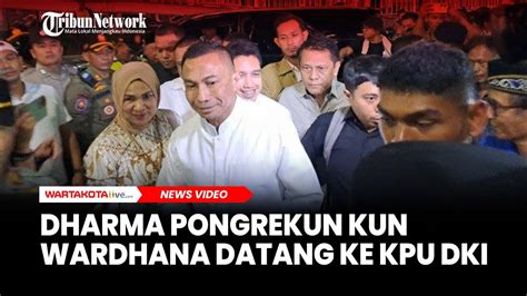 Tanpa Teriakan Pendukung Dharma Pongrekun Kun Wardhana Datang Ke KPU