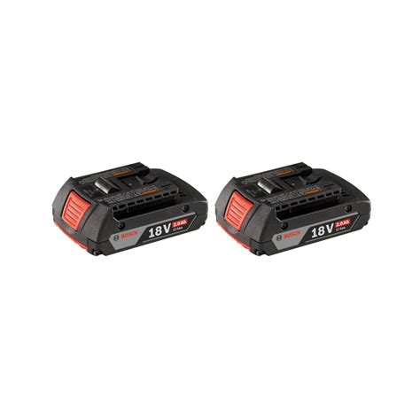 Bosch 18v Lithium Ion 20ah Slimpack Battery With Coolpack Housing 2 Pack The Home Depot Canada