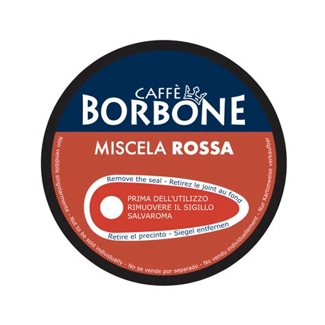 Capsule Caff Borbone Miscela Rossa Compatibili Nescaf Dolce Gusto