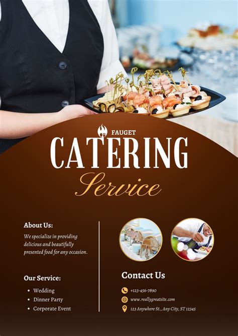 Customize 16 Catering Flyer Templates Online Canva