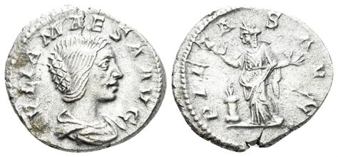 Julia Maesa Augusta Ad Ar Denarius G Mm Rome