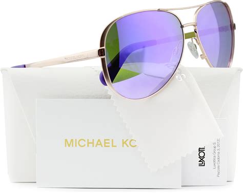 Michael Kors Mk5004 Chelsea Aviator Sunglasses Womens Rose