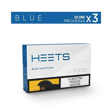 Cigarrillo Heets Blue Paquete X 20