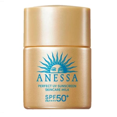 Jual Anessa Perfect UV Sunscreen Skin Care Milk SPF 50 PA 12ml