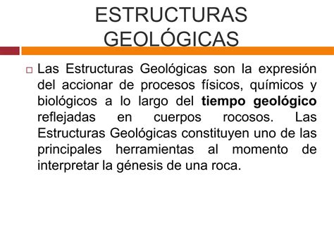 Copia De Unidad Ii Estructuras Geol Gicas Ppt