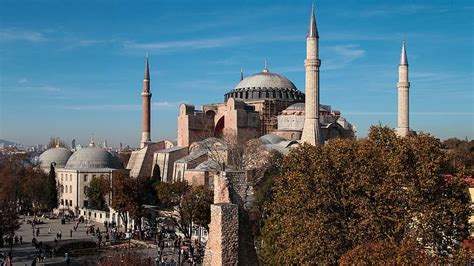 Istanbul Byzant Islamic Aya Antique Basilica Culture Sultanahmet