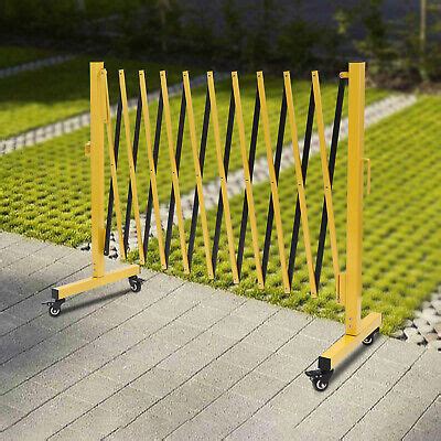 M Retractable Safety Barrier Gate Metal Expandable Fence Folding