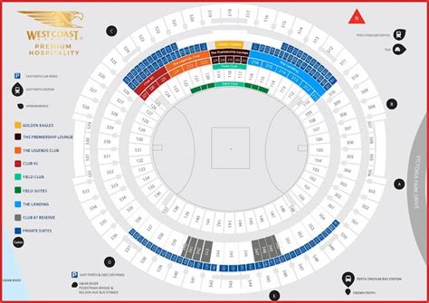 Mcg Seating Map 2021