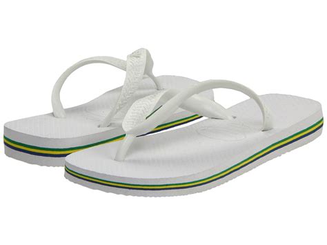 Havaianas Brazil Flip Flops White