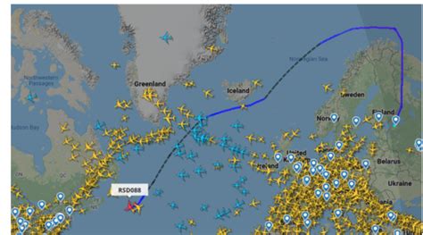 Russisk fly på vej til USA vækker opsigt BT Udland bt dk