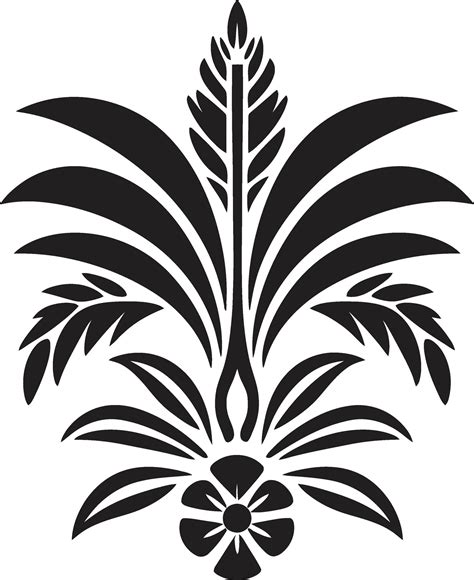 Shadowed Symbols Tribal Ink in Noir Obsidian Ornament Black Icon of