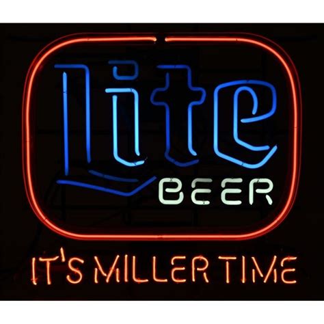 Miller Lite Neon Sign