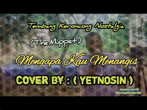 Mengapa Kau Menangis Keroncong The Muppet Cover By Yetnosin