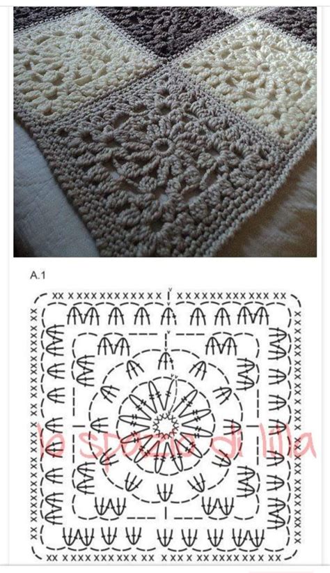 Pin Di Rosiebate Lily2rose Su Crochet Charts Granny Square Nel 2024