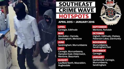 Melbourne Gangs Secret Police Map Shows Where Melbourne Gang Violence