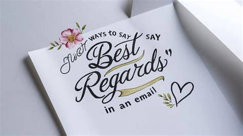 20 Other Ways to Say “Best Regards” in an Email 2024