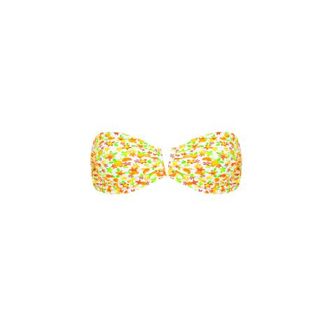 V Strapless Bandeau Bikini Top Viscerid