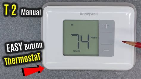 HONEYWELL Home T2 Guide Basic Manual Digital Thermostat So SIMPLE