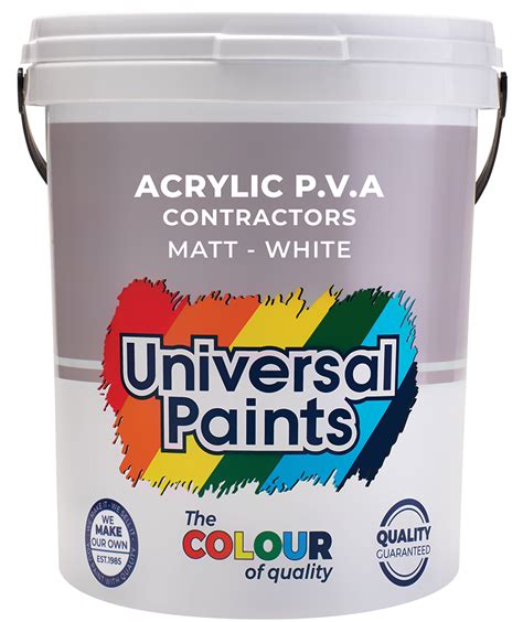 Acrylic Pva Contractors Universal Paints