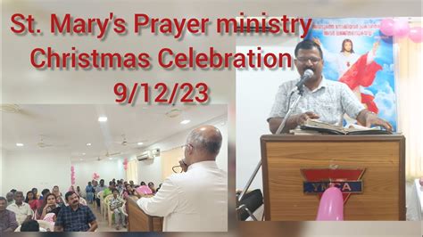 St Mary Sprayer Ministrychristmascelebration Palarivattom Ymca