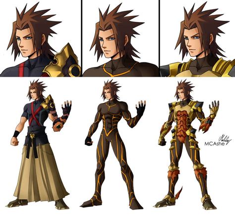 Terra Kh Armor Clothes Versions By Mcashe Terra Kingdom Hearts