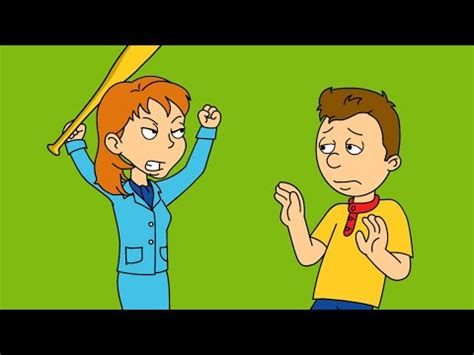 Rosie Beats Up Caillou Grounded Youtube