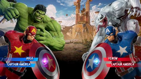 Hulk Caption America Vs Venom Caption America Very Hard AI Marvel