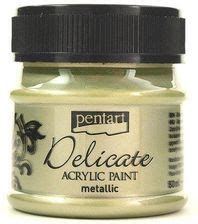 Pentart Farba Metaliczna Delicate 50Ml Białe Złoto Ceny i opinie