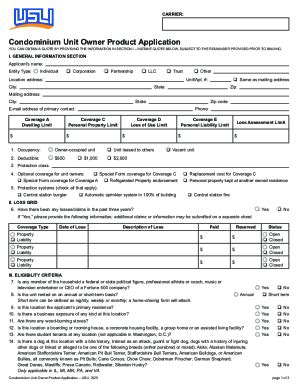 Fillable Online Personal Lines Highlight Sheet Fax Email Print Pdffiller