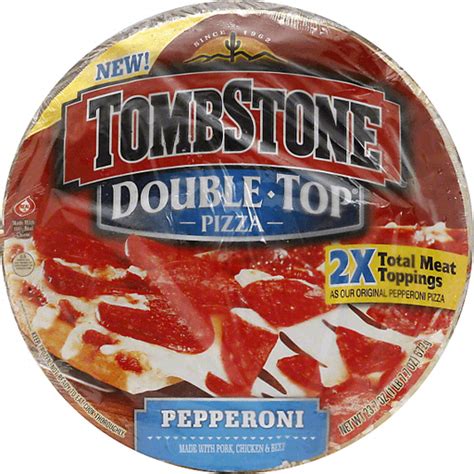 Tombstone Double Top Pepperoni Pizza Pizza Edwards Food Giant