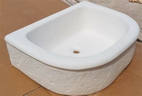 LAVANDINO LAVAMANI LAVABO LAVELLO VASCA RUSTICO NO MARMO INTERNO NO