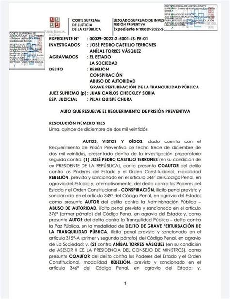 Aldíaperú On Twitter Rt Verdeembeleso 🚨 LoÚltimo Castillo No Ha Firmado ApelaciÓn Abogado