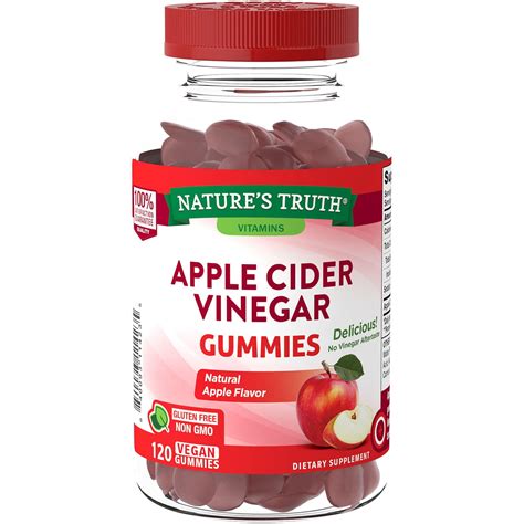 Natures Truth Apple Cider Vinegar Gummies 120 Count