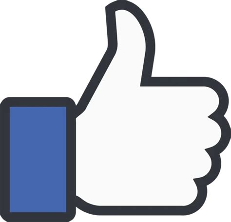 Facebook Like Thumbs Up Logo Facebook Brand Resource Center Like De