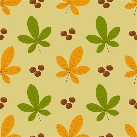 Premium Vector Vector Seamless Pattern Of Autumn Leaves Autumn