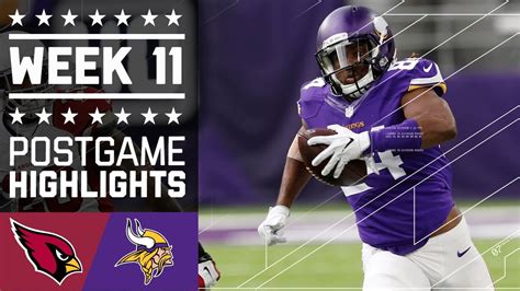 Cardinals Vs Vikings Nfl Week 11 Game Highlights Youtube