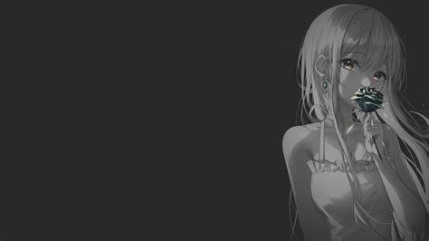 Wallpaper Anime Girls Monochrome Selective Coloring 4473x2516 Fff214 2128607 Hd