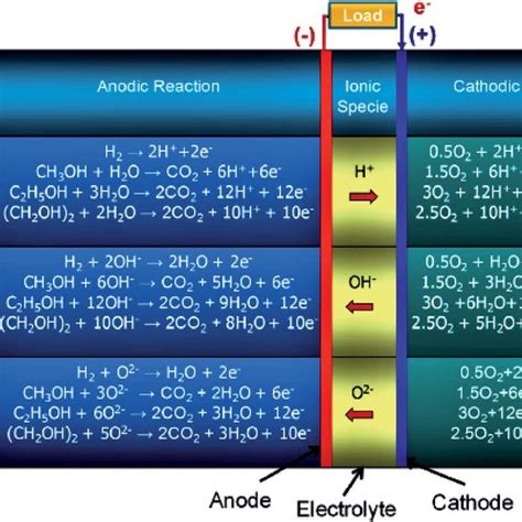 Schematic Diagram Of The Anion Exchange Membrane Fuel Cell Reproduced