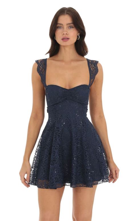 Cute Homecoming Dresses Navy Blue Hoco Dress Hoco Dresses Short