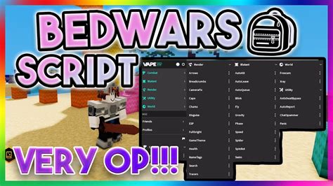 BedWars Script Roblox PASTEBIN VapeV4 Kill Aura And More YouTube