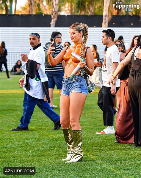 Hannah Stocking And Lele Pons Enjoy A Day At The Coachella Music Arts