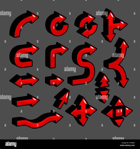 Cartoon Left Arrow Right Isolated Im Genes Vectoriales De Stock Alamy