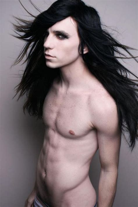 Goth Gothic Man Men Male Long Hair Hot Sexy Goth Pinterest Gothic