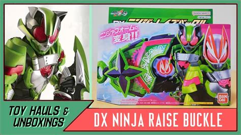 Dx Ninja Raise Buckle Unboxing Kamen Rider Geats Youtube