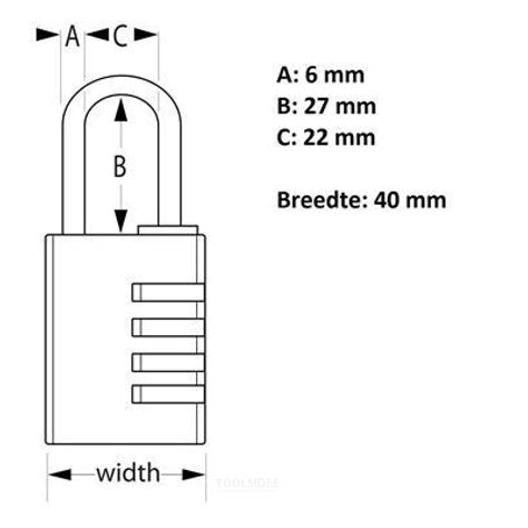 Cadenas MasterLock 40mm Alu 3 Chiffres Noir Toolsidee Fr