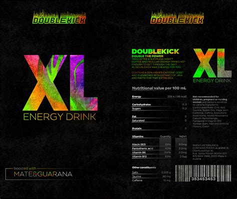 XL Energy Drink Redesign on Behance